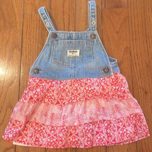 OshKosh B'gosh Other - 𝅺OshKosh Bgosh Denim Overall Dress 24m